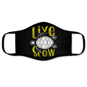 Discover Relax and Live Slow Sea Turtle Beachy Vacation Face Masks