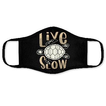 Discover Relax and Live Slow Sea Turtle Beachy Vacation Face Masks