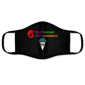 Discover GREAT HUMAN,GREAT KINDNESS Face Masks