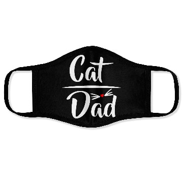 Discover Cat Dad Face Masks
