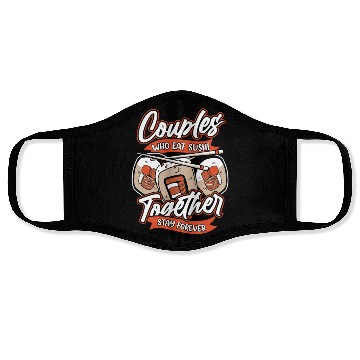 Discover Sushi Couple Face Masks