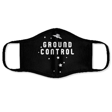 Discover Space Exploration Moon Mission Face Masks