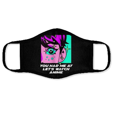 Discover Had Me at Lets Watch Anime Couples Japanese Lovers Face Masks