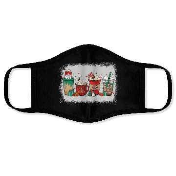 Discover Christmas Coffee Cup Bleached Face Masks