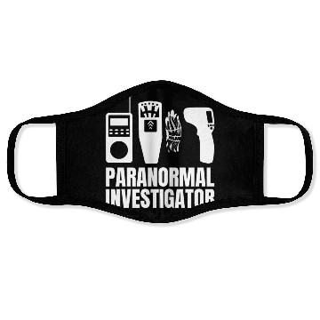 Discover Ghost Hunting Paranormal Investigator Face Masks