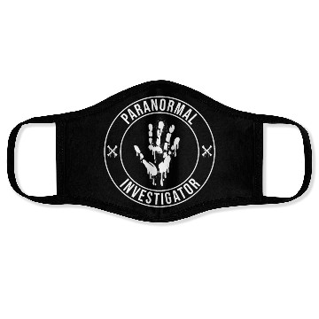 Discover Ghost Hunting Paranormal Investigator Face Masks