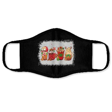 Discover Christmas Coffee Cup Bleached Face Masks