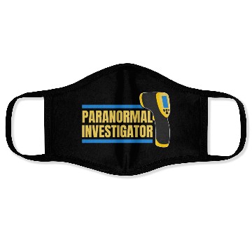Discover Ghost Hunting Paranormal Investigator Face Masks