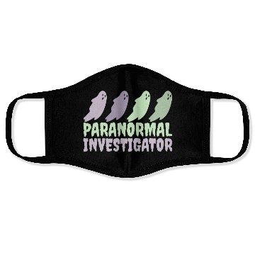 Discover Ghost Hunting Paranormal Investigator Face Masks