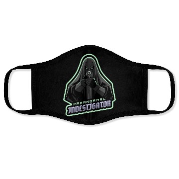 Discover Ghost Hunting Paranormal Investigator Face Masks
