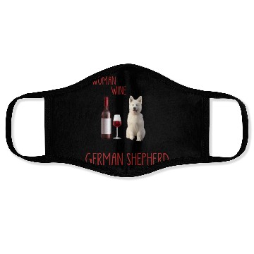 Discover She Also Needs German Shepherd 3 Face Masks