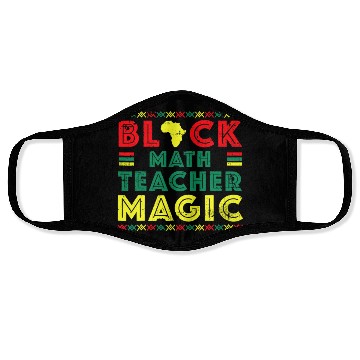 Discover Black Math Teacher Black History Month Afro Face Masks
