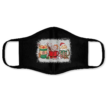 Discover Christmas Hot Chocolate Cup Face Masks