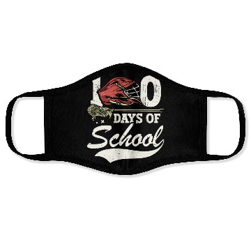 Discover 100 Days Of School Sports Game Lacrosse Player Face Masks