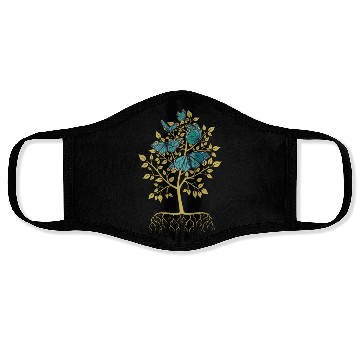 Discover Butterfly Tree Beautiful Animal Butterflies Tree Face Masks