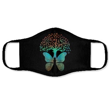 Discover Butterfly Tree Beautiful Animal Butterflies Tree Face Masks