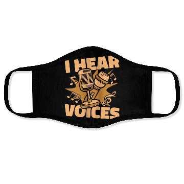 Discover Music Teacher Microphone I Hear Voices Face Masks