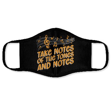 Discover Music Teacher Notes Face Masks
