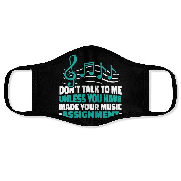Discover Music Teacher Notes Face Masks