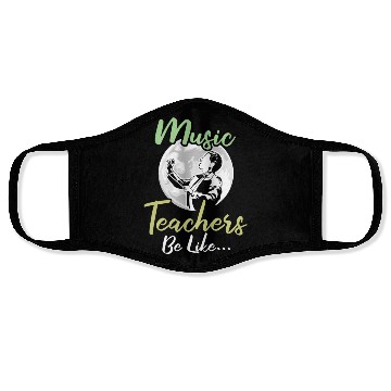 Discover Music Teacher Funny Face Masks