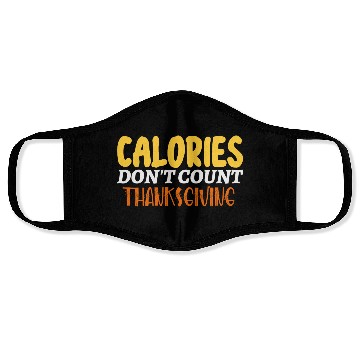 Discover Calories Don't Count Thanksgiving Idea Face Masks