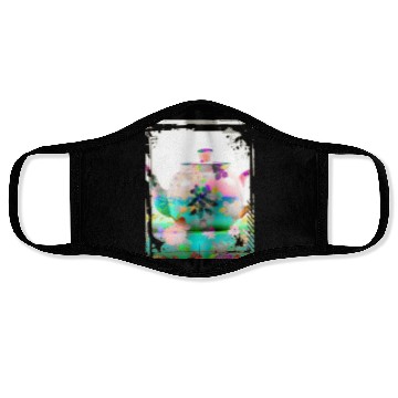 Discover Japan Tea Pot Floral Pattern Chrysanthemum Cherry Face Masks