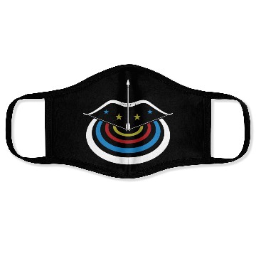 Discover Arch Sport, Archer, Archery, Arrow And Bow Face Masks