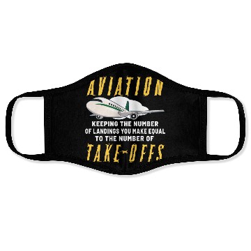 Discover Pilot Aviation Airplane Airline Future Pilots Face Masks