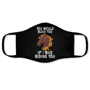 Discover Cowboy Barn Bull Rider Rodeo Country Western Movie Face Masks