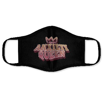 Discover Anxiety Queen Face Masks