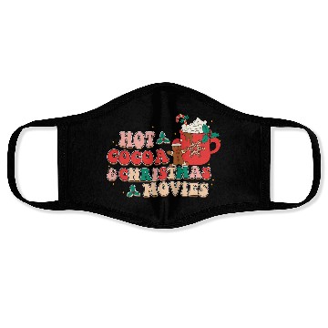Discover hot cocoa christmas movies Face Masks