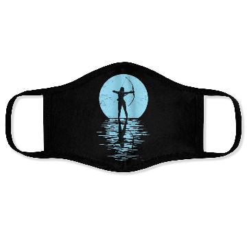 Discover Arch Sport, Archer, Archery, Arrow And Bow Face Masks