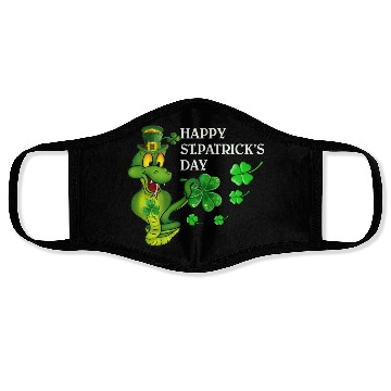 Discover Happy St Patricks Day Snake Graphic Great Gift Face Masks