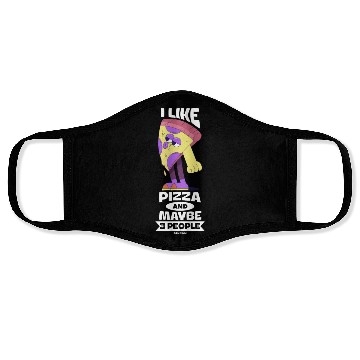 Discover I Like Pizza And Maybe 3 People Face Masks