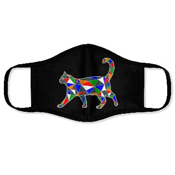 Discover MULTICOLORED CAT Face Masks