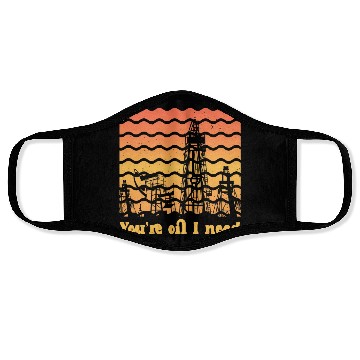 Discover oilfield worker gift - funny oilfield worker Face Masks