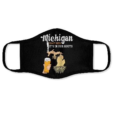 Discover Michigan Craft Beer Face Masks