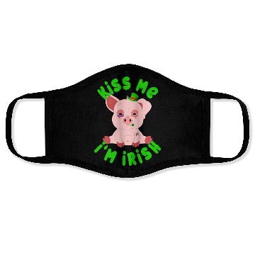 Discover St Patricks Day Year of the Pig Shenanigan Piglet Face Masks