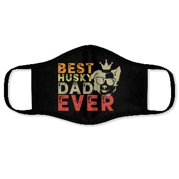 Discover Best Husky dad ever Face Masks