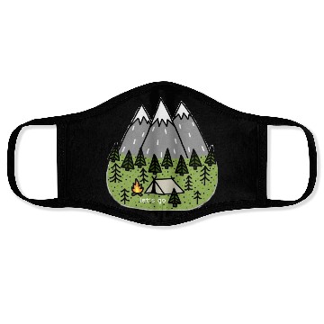 Discover Camping Mountain Face Masks