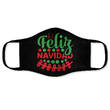 Discover Feliz Navidad Face Masks