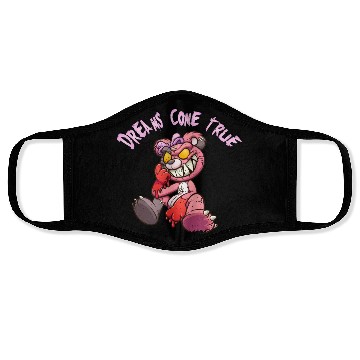 Discover Dream's come true Teddys Horror Halloween Face Masks