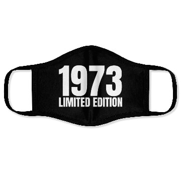 Discover 50 Years Vintage 1973 Retro 50th Birthday Face Masks