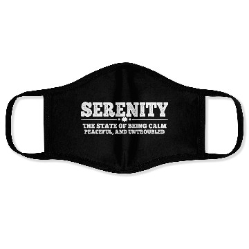 Discover Serenity, Being Calm, Peaceful, And Untroubled 4 Face Masks