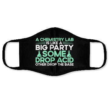 Discover Chemistry Gift Scientists Chemist Face Masks