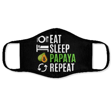 Discover Eat Sleep Papaya Repeat Face Masks