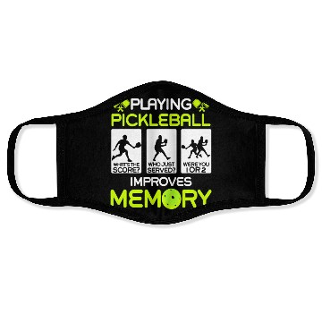Discover Playing Pickleball Improves Memory Dink Player Face Masks