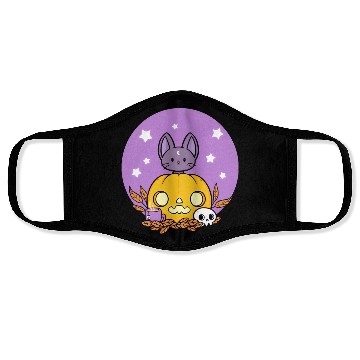 Discover Pumpkin Cats Son Face Masks