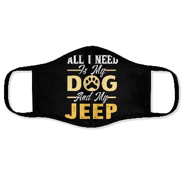 Discover Dog Jeep Lover- For Men- For Women Face Masks