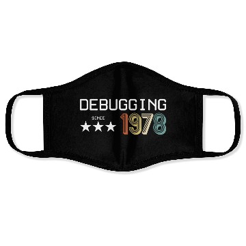 Discover Debugging Since 1978 Face Masks